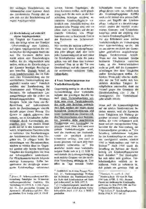 Vorschauseite 4: Kammern für Pflegeberufe: Voraussetzungen, Chancen und Gefahren