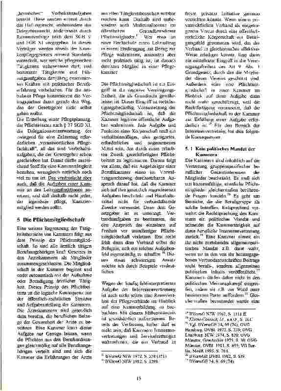 Vorschauseite 5: Kammern für Pflegeberufe: Voraussetzungen, Chancen und Gefahren