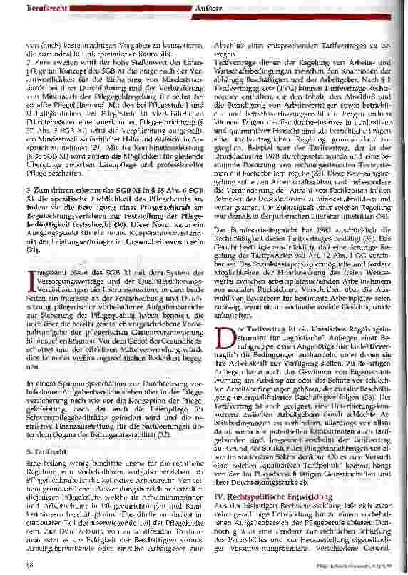 Vorschauseite 4: Vorbehaltene Aufgabenbereiche für Pflegeberufe