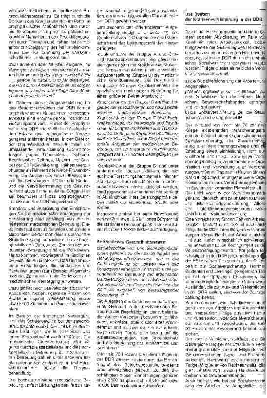 Vorschauseite 2: Krankenpflege in der DDR 1. Folge: Das Gesundheitswesen