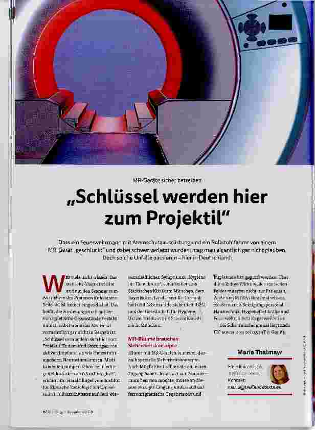 Vorschauseite 1: Schlüssel werden hier zum Projektil