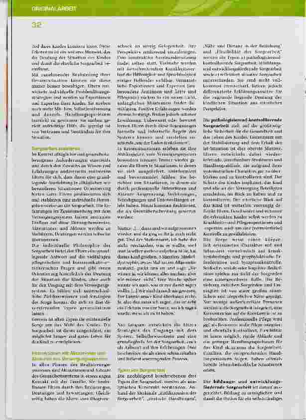 Vorschauseite 6: Elterliche Sorgearbeit: Familiale Palliativpflege lebenslimitierend erkrankter Kinder und Jugendlicher