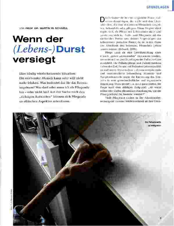 Vorschauseite 1: Wenn der (Lebens-) Durst versiegt