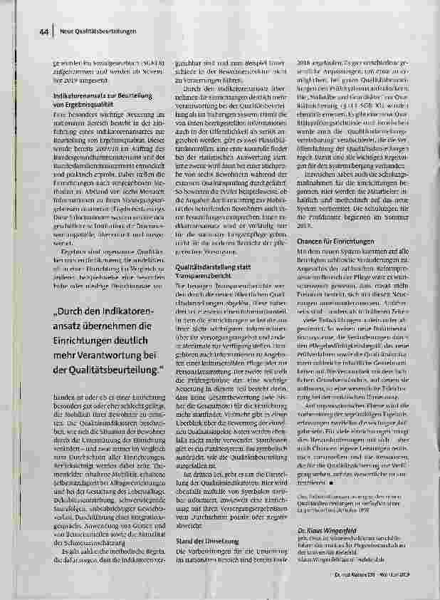 Vorschauseite 3: Abschied von den Pflegenoten
