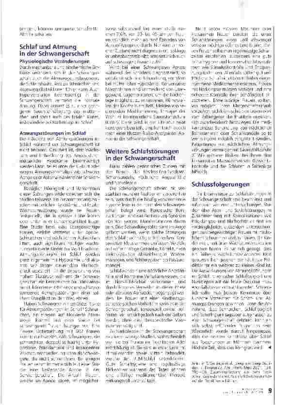 Vorschauseite 3: Schlafprobleme in der Schwangerschaft