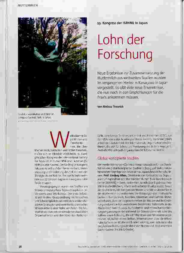 Vorschauseite 1: Lohn der Forschung