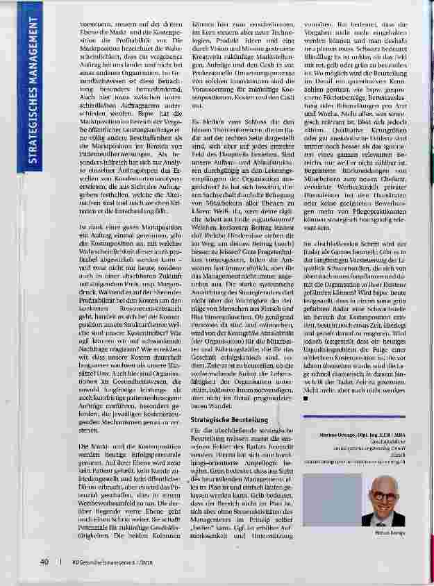 Vorschauseite 3: Ist unser Gesundheitsunternehmen strategisch gesund?