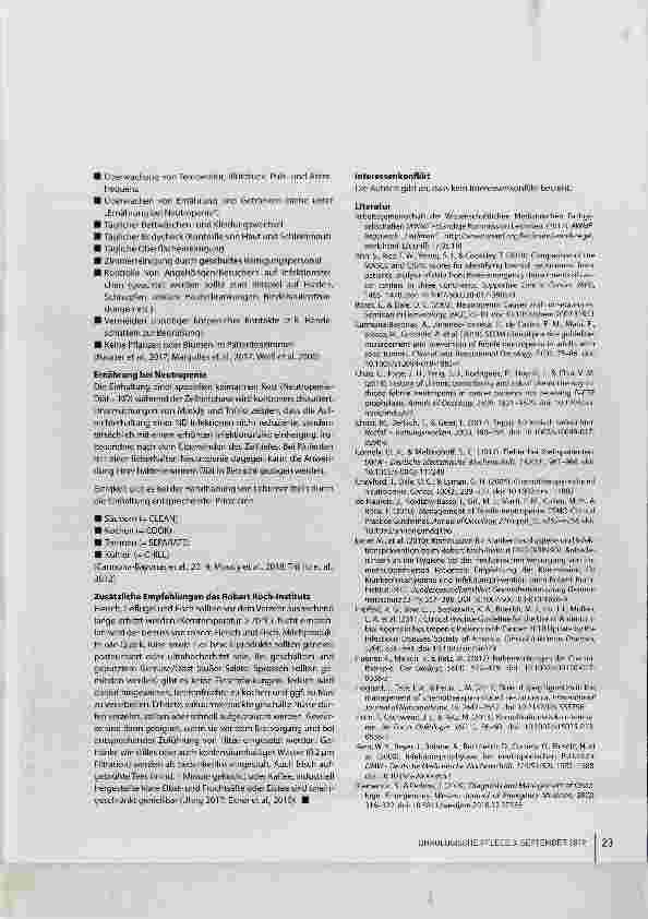 Vorschauseite 6: Prävention und Behandlung der febrilen Neutropenie Grundlagen Leitlinien Pflege