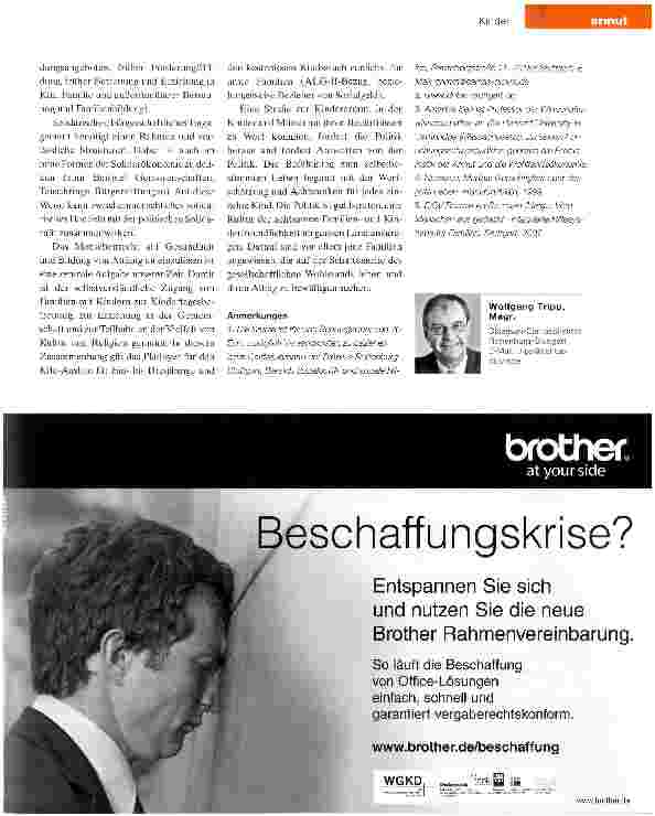 Vorschauseite 4: Die Armut hinter den Zahlen bekommt Gesicht und Stimme