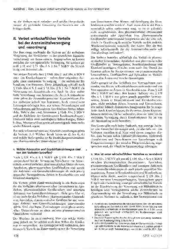 Vorschauseite 2: Das neue Verbot wirtschaftlicher Vorteile im Arzneimittelmarkt