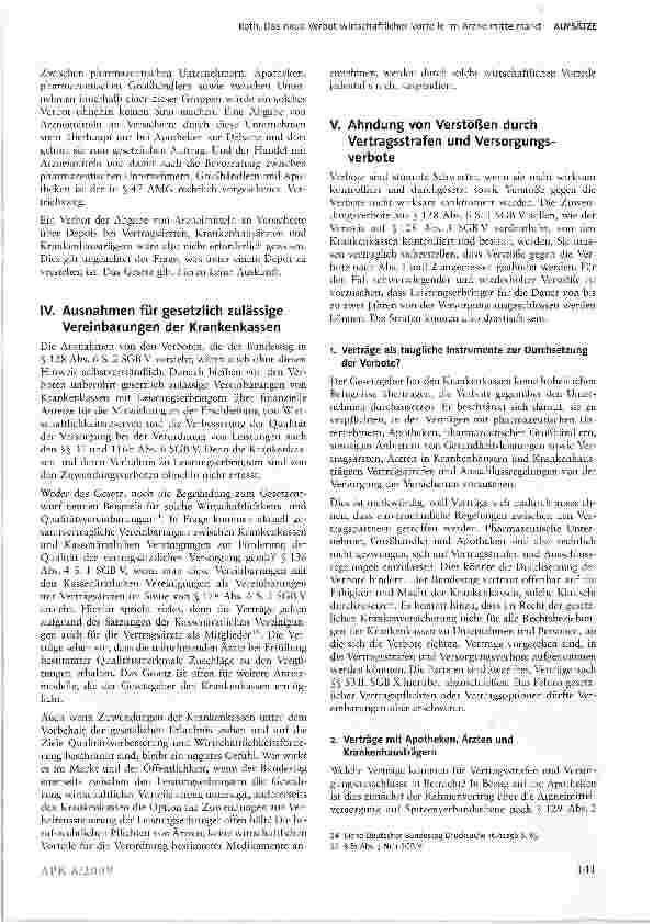 Vorschauseite 5: Das neue Verbot wirtschaftlicher Vorteile im Arzneimittelmarkt