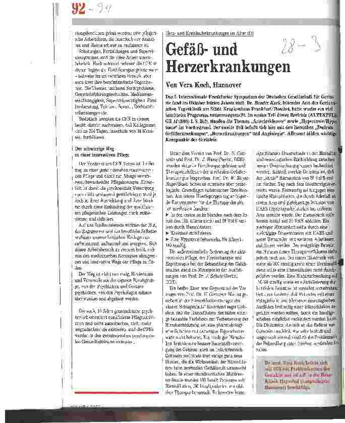 Vorschauseite 1: Gefäßund Herzerkrankungen