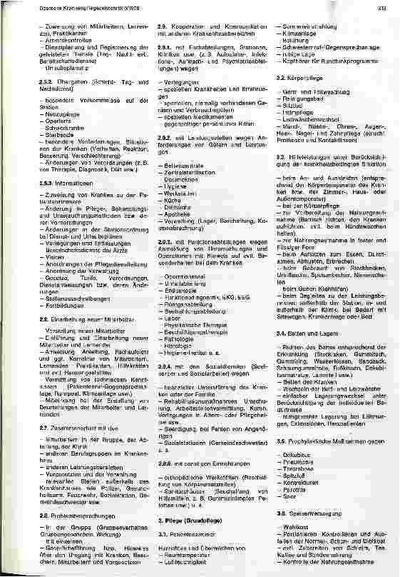 Vorschauseite 3: Tätigkeitkatalog des Krankenpflegepersonals in der allgemeinen Krankenpflege