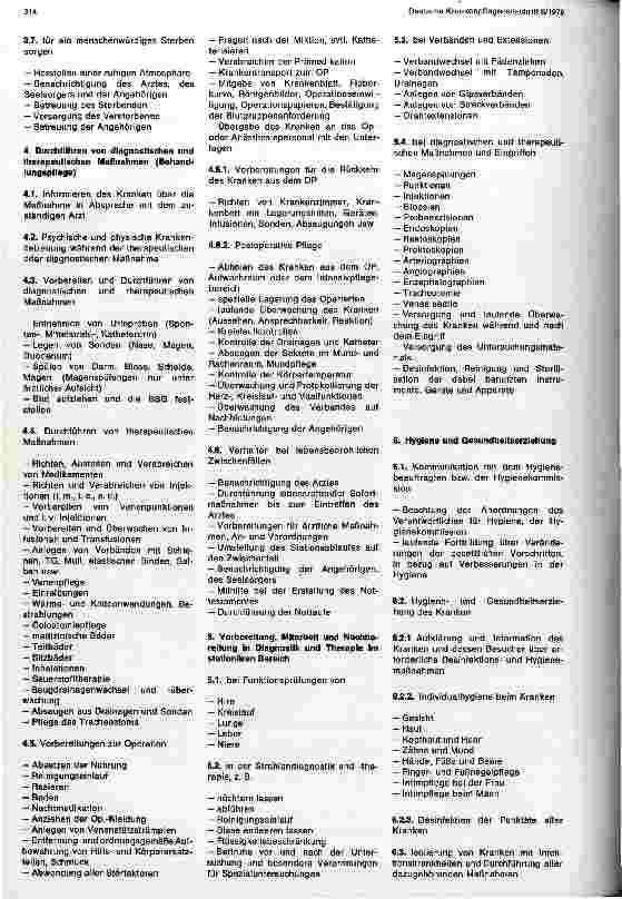 Vorschauseite 4: Tätigkeitkatalog des Krankenpflegepersonals in der allgemeinen Krankenpflege