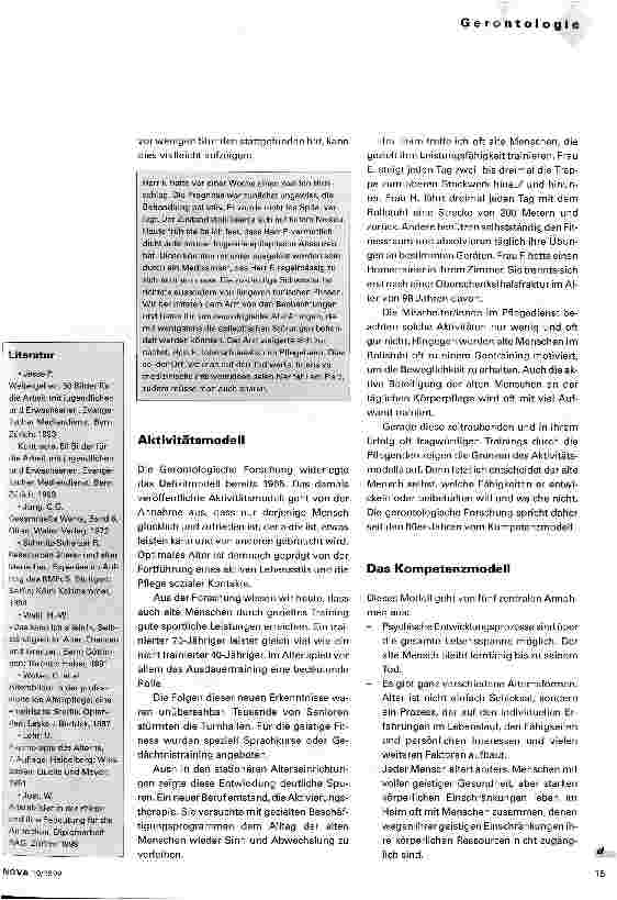Vorschauseite 2: Gerontologie in der Pflege