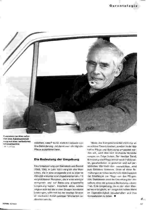 Vorschauseite 4: Gerontologie in der Pflege