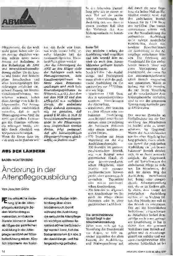 Vorschauseite 2: Abgesang auf die Bevorzugung der alten Sozialstationen in Rheinland-Pfalz