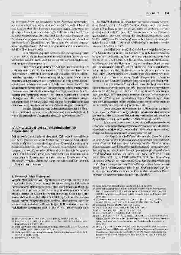 Vorschauseite 3: Umsatzsteuerliche Fragestellungen bei Krankenhäusern und ihre Auswirkungen auf die Kostenträger*