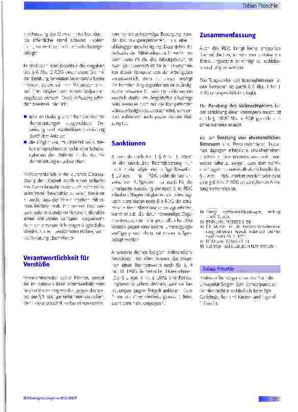 Vorschauseite 3: Der Betreuungsverein und das Rechtsdienstleistungsgesetz
