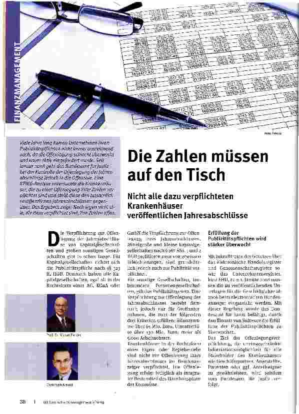 Vorschauseite 1: Die Zahlen müssen auf den Tisch