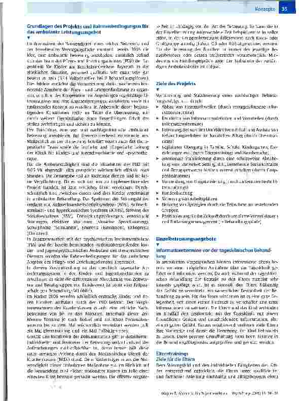 Vorschauseite 2: Ein Projektbericht zur Implementierung der (aufsuchenden) ambulanten psychiatrischen Pflege in den Fachbereichen Suchtmedizin, Gerontopsychiatrie sowie der Kinderund Jugendpsychia…