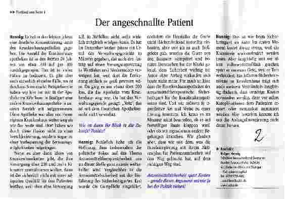 Vorschauseite 2: Der angeschnallte Patient