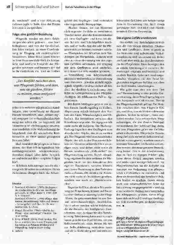 Vorschauseite 3: Ein peinliches Gefühl