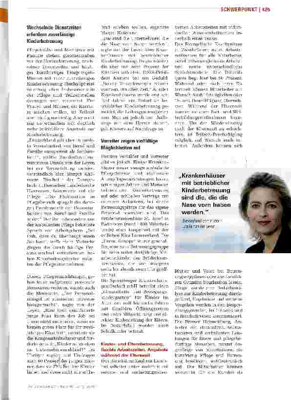 Vorschauseite 2: Attraktive ArbeitgeberFamilienförderung hat Zukunft