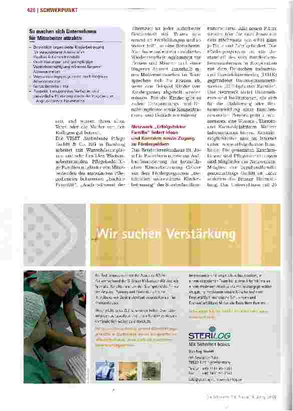 Vorschauseite 3: Attraktive ArbeitgeberFamilienförderung hat Zukunft