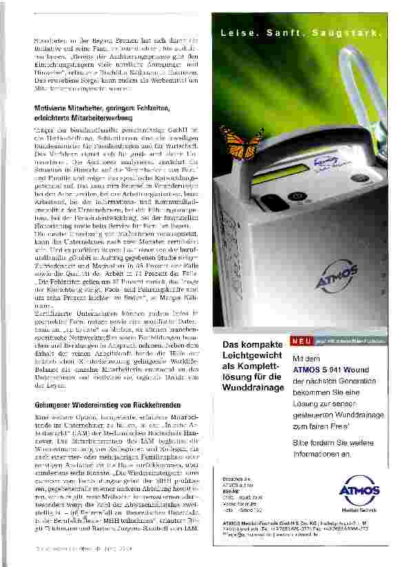 Vorschauseite 4: Attraktive ArbeitgeberFamilienförderung hat Zukunft