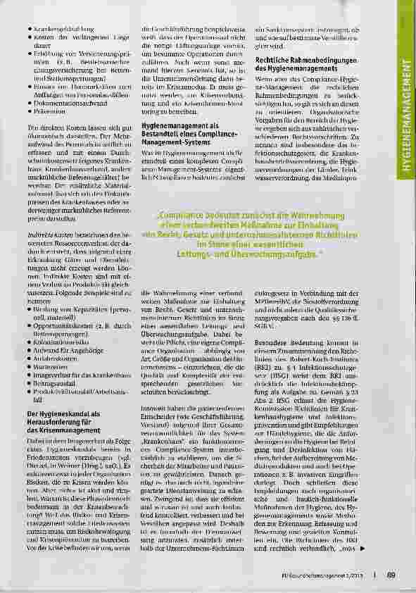 Vorschauseite 2: Hygieneskandale & Co