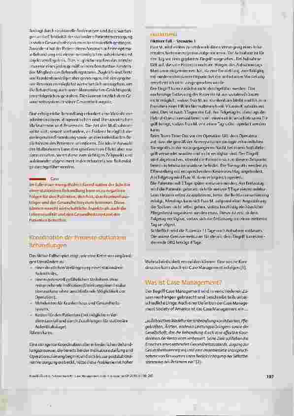 Vorschauseite 2: Case Management in der Chirurgie