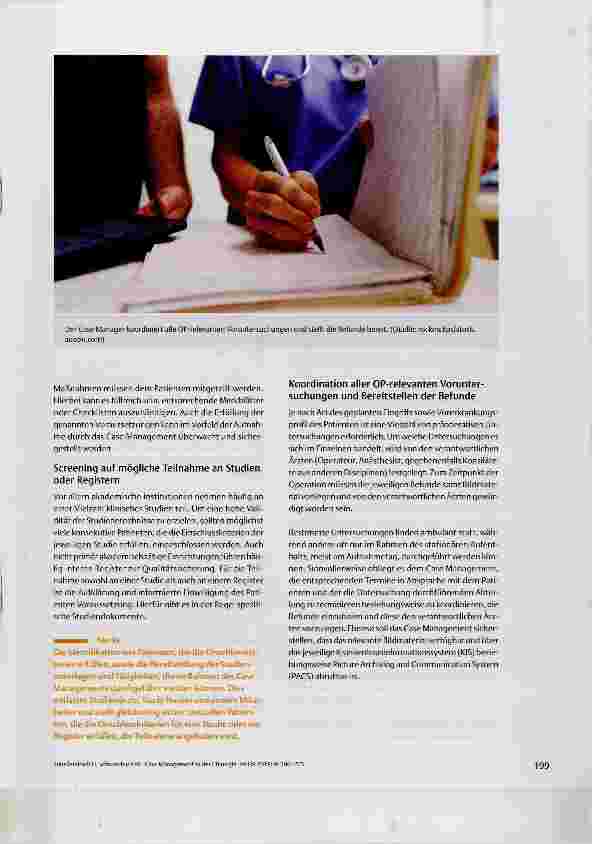 Vorschauseite 4: Case Management in der Chirurgie