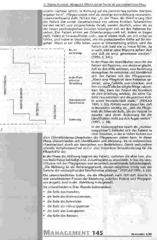 Vorschauseite 5: Hildegard E. Peplau und die Theorie der psychodynamischen Pflege