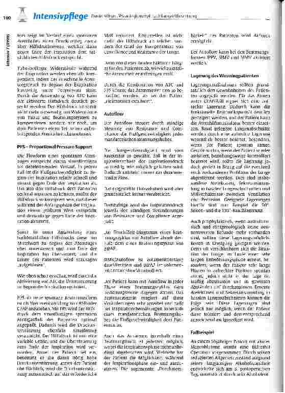 Vorschauseite 4: Weaningkonzept nach Langzeitbeatmung