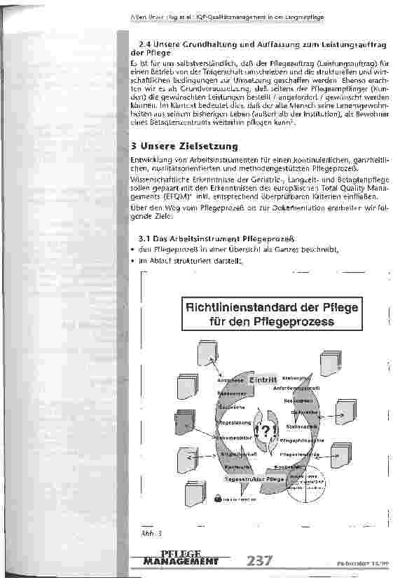 Vorschauseite 3: IQP-Qualitätsmanagement in der Langzeitpflege Vom Richtlinienstandard zum Pflegequalitätsstandard