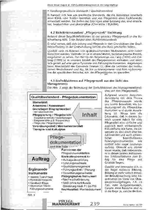 Vorschauseite 5: IQP-Qualitätsmanagement in der Langzeitpflege Vom Richtlinienstandard zum Pflegequalitätsstandard