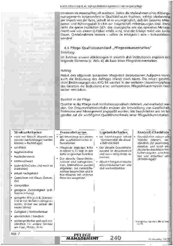 Vorschauseite 6: IQP-Qualitätsmanagement in der Langzeitpflege Vom Richtlinienstandard zum Pflegequalitätsstandard