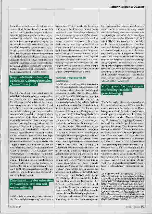 Vorschauseite 2: „Sozialhilfe neu“ viele Verschärfungen, aber wenig Vereinheitlichung