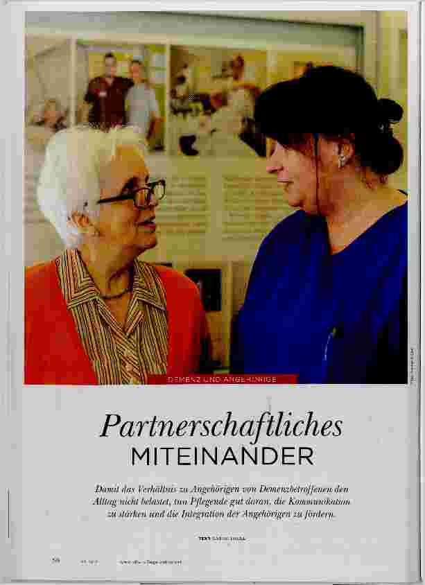 Vorschauseite 1: Partnerschaftliches MITEINANDER
