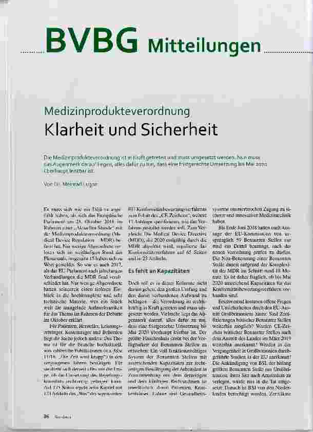 Vorschauseite 1: Klarheit und Sicherheit