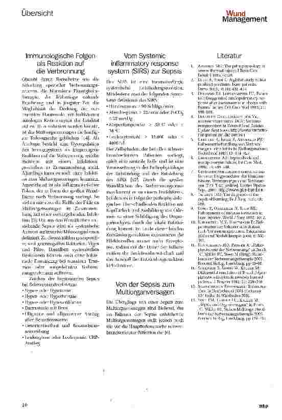 Vorschauseite 5: Die Pathophysiologie der Brandwunde