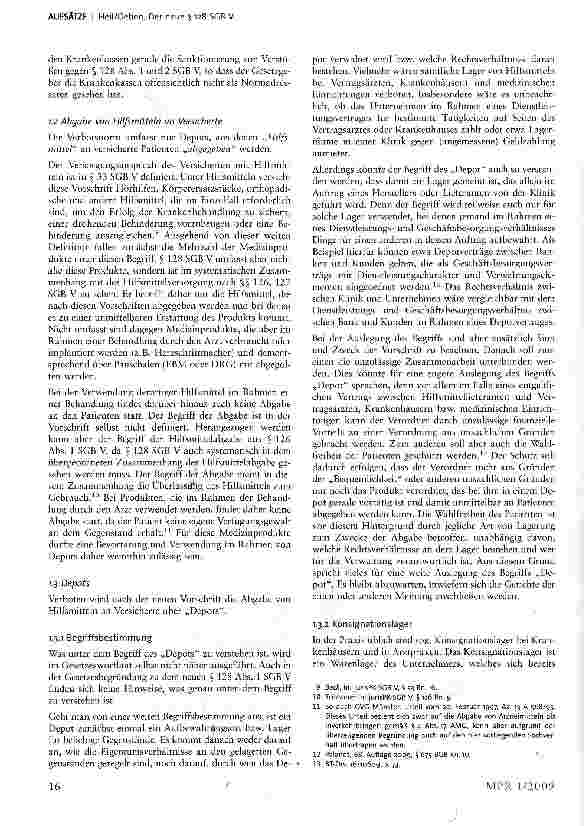 Vorschauseite 4: Der neue § 128 SGB V - Krankenkassen als „Ordnungshüter in der Hilfsmittelversorgung?
