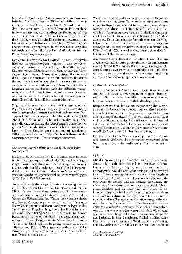 Vorschauseite 5: Der neue § 128 SGB V - Krankenkassen als „Ordnungshüter in der Hilfsmittelversorgung?