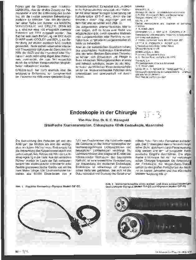Vorschauseite 1: Endoskopie in der Chirurgie