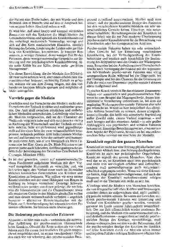 Vorschauseite 3: Gefährdet die Technik die Humanität und die Ethik unserer Medizin?