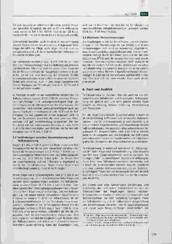 Vorschauseite 5: Teilhabeplanung: die Regelungen im BTHG und in der Gemeinsamen Empfehlung Reha-Prozess