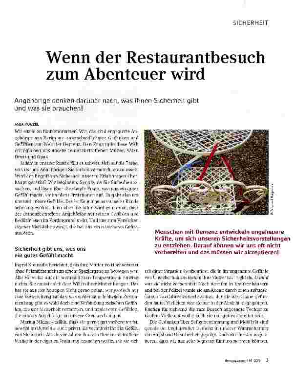Vorschauseite 1: Wenn der Restaurantbesuch zum Abenteuer wird