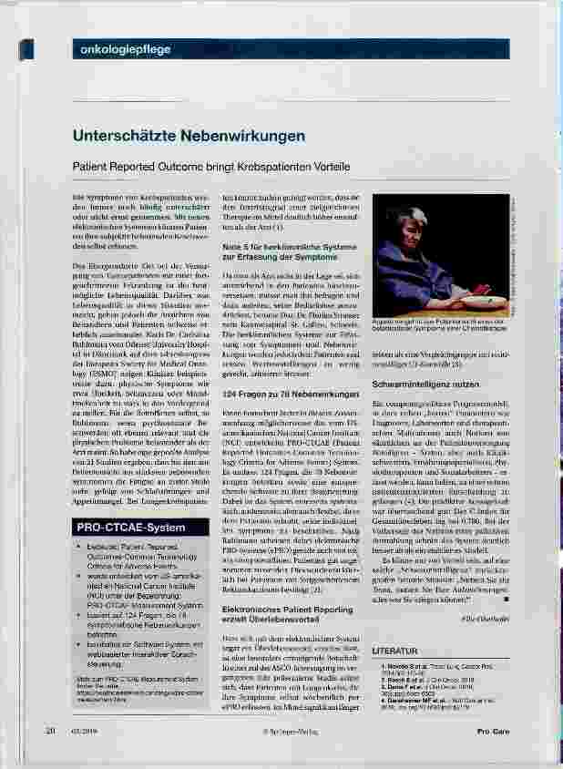 Vorschauseite 1: Unterschätzte Nebenwirkungen