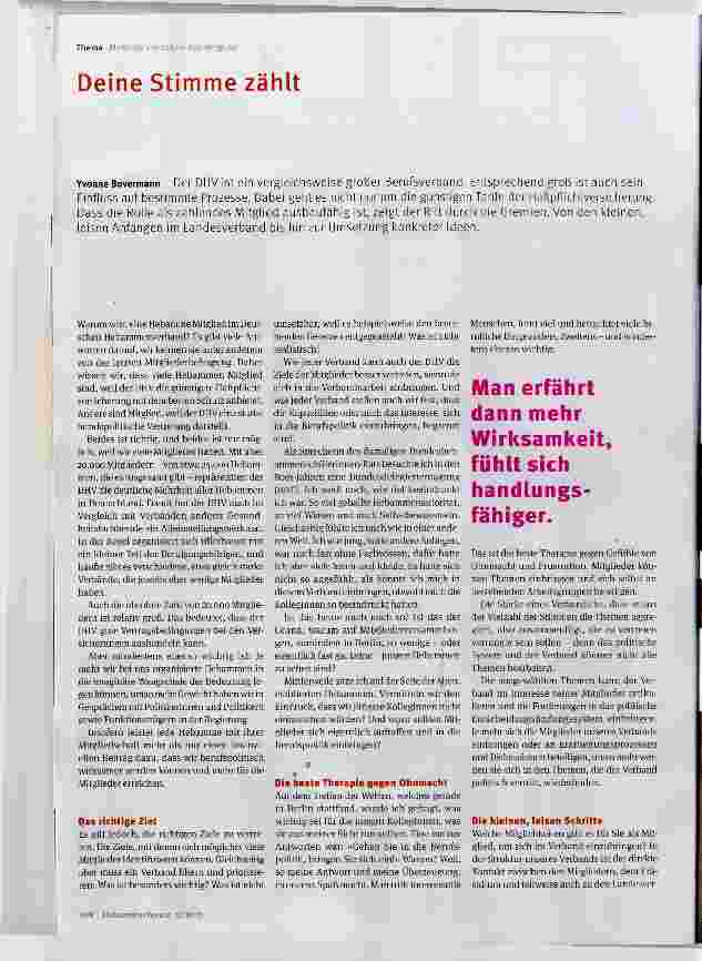 Vorschauseite 1: Deine Stimme zählt